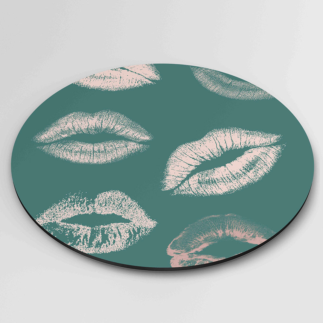 Lippenprint Muurcirkel