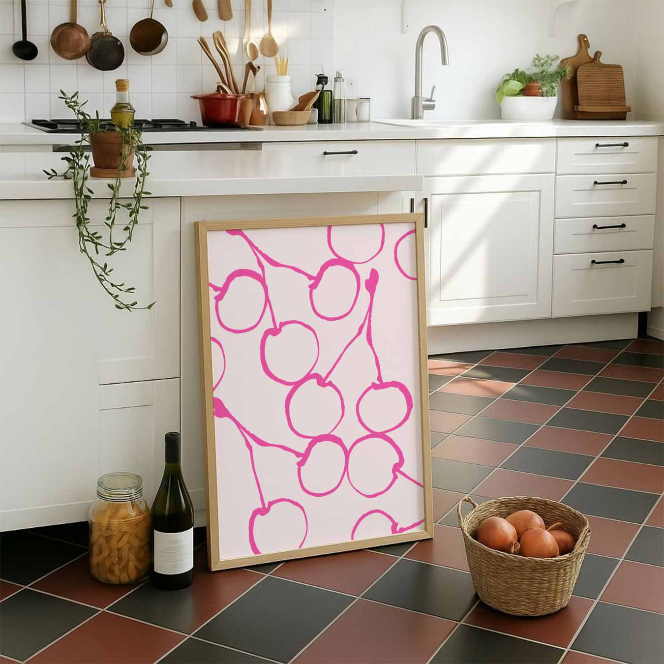 Speelse Kersen Poster