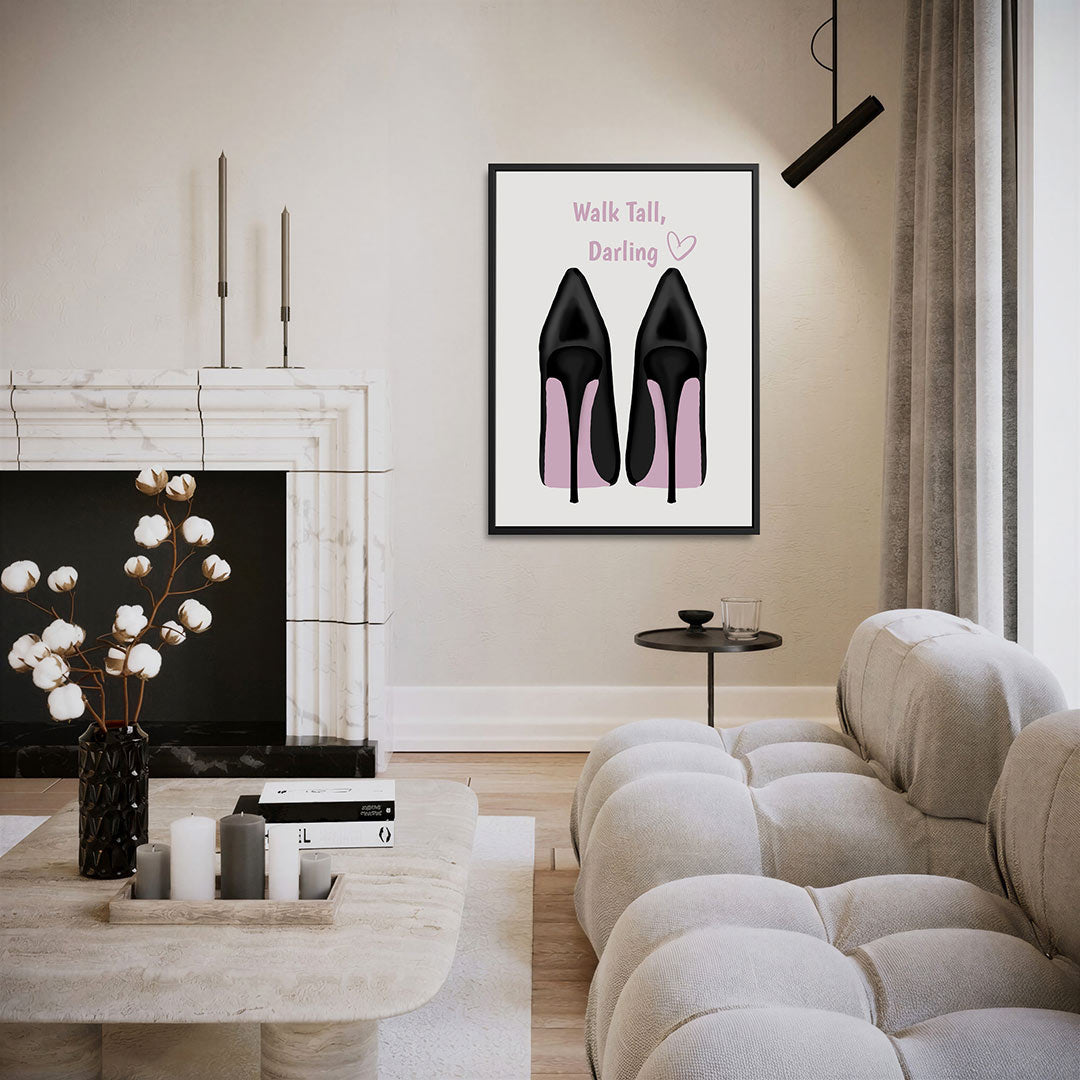Elegante hoge hak Kunstwerk