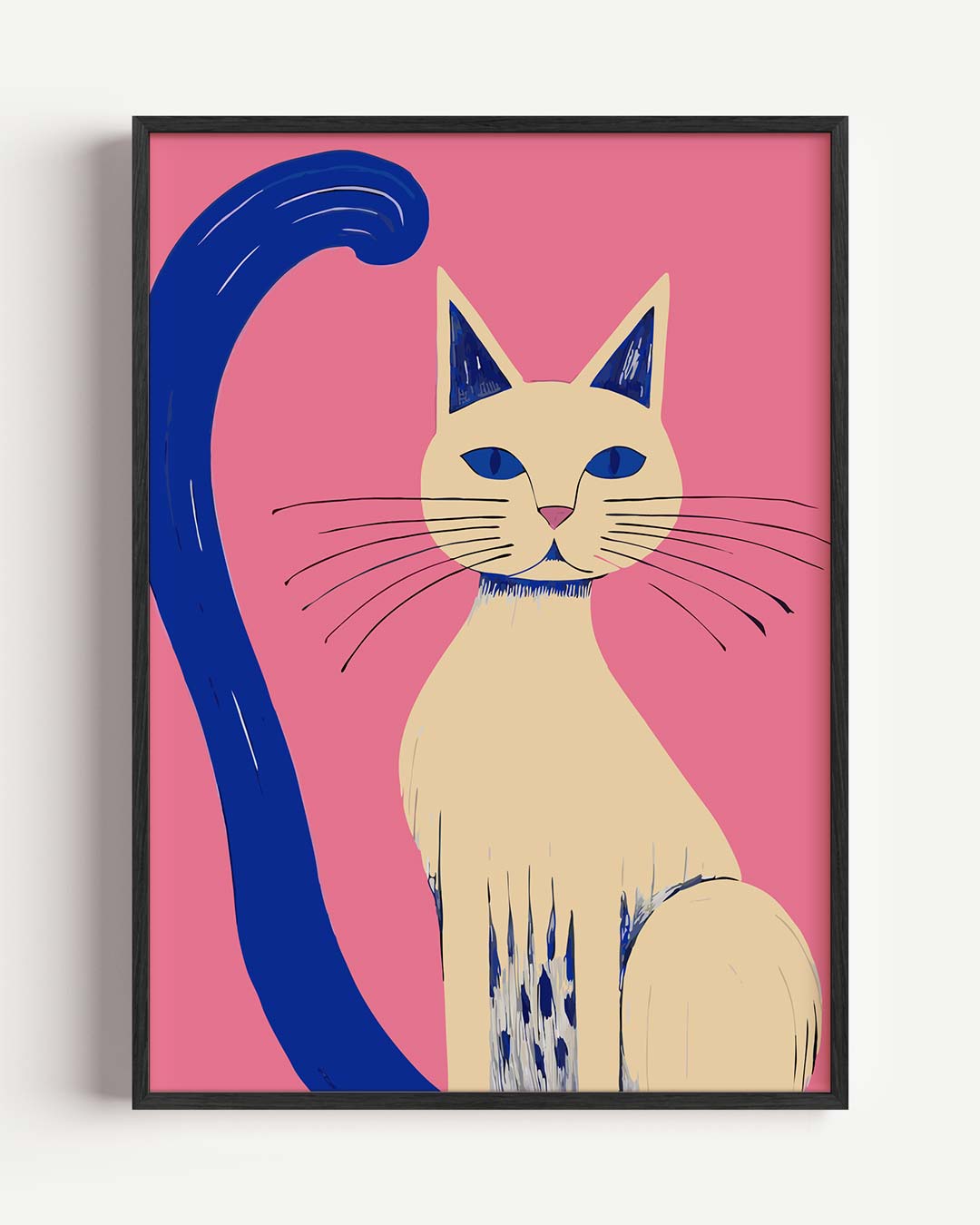 Stijlvolle Kattenkunst Poster