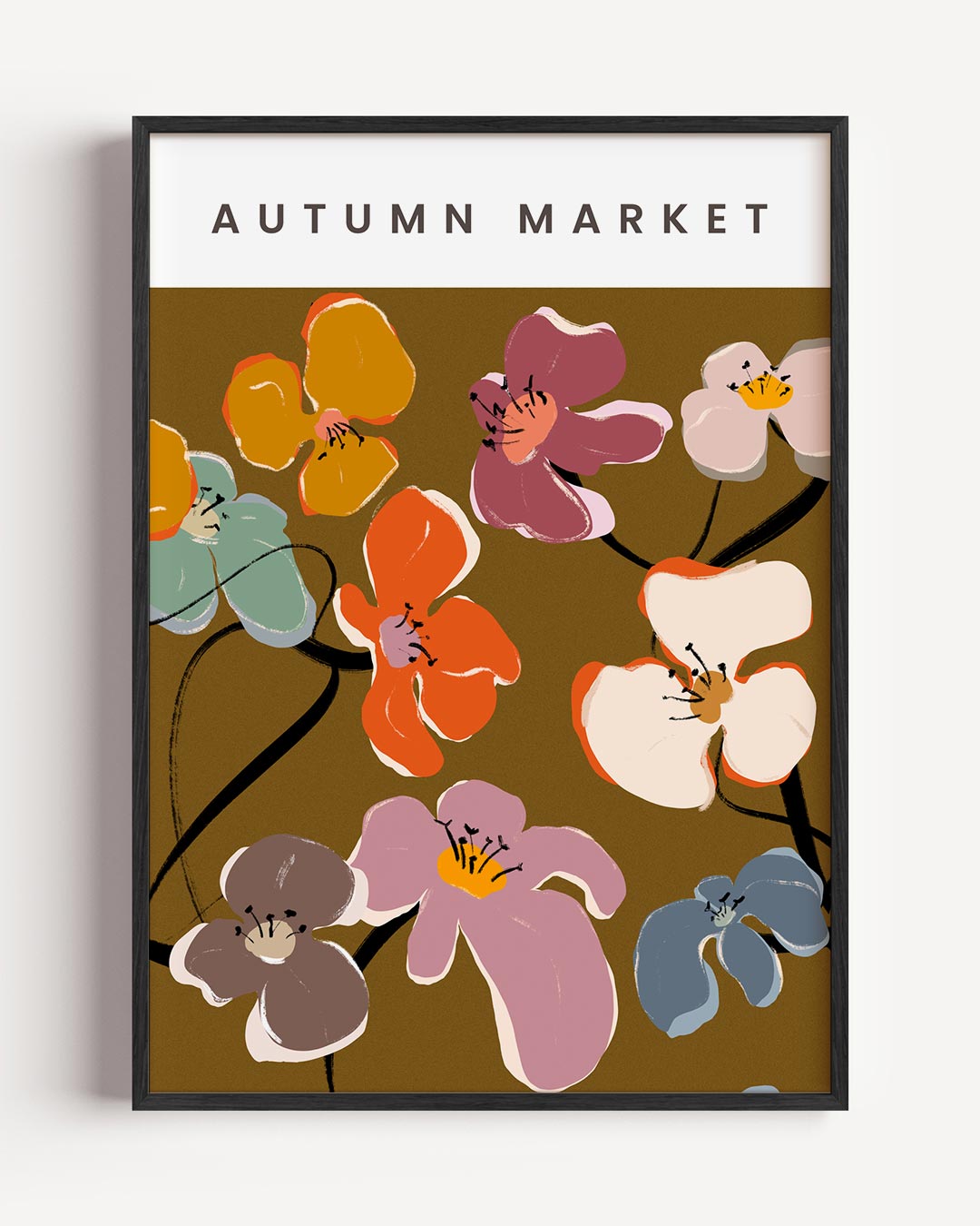 Herfst Bloemenpracht Poster-WallArtistic