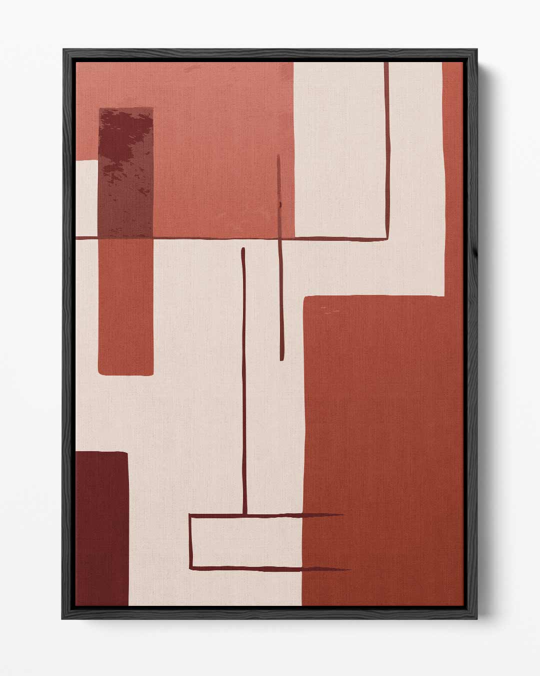 Abstracte Moderne Compositie Kunstwerk-canvas-dibond-plexiglas-wanddecoratie-WallArtistic