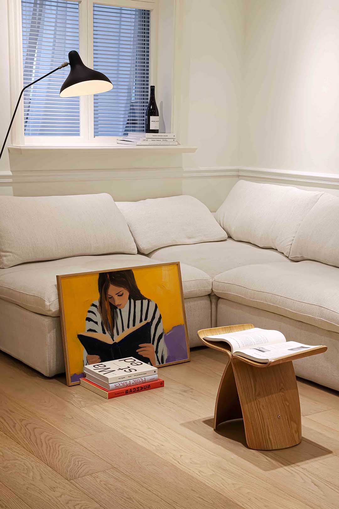 Lezende vrouw Poster