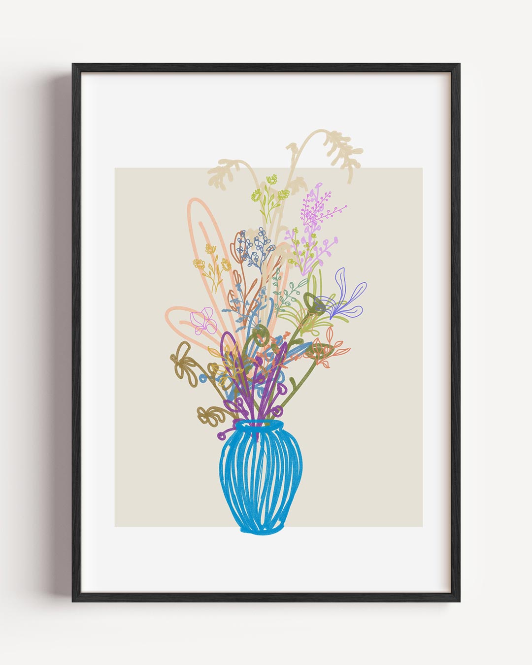 Bloemenboeket Sierlijkheid Poster-WallArtistic