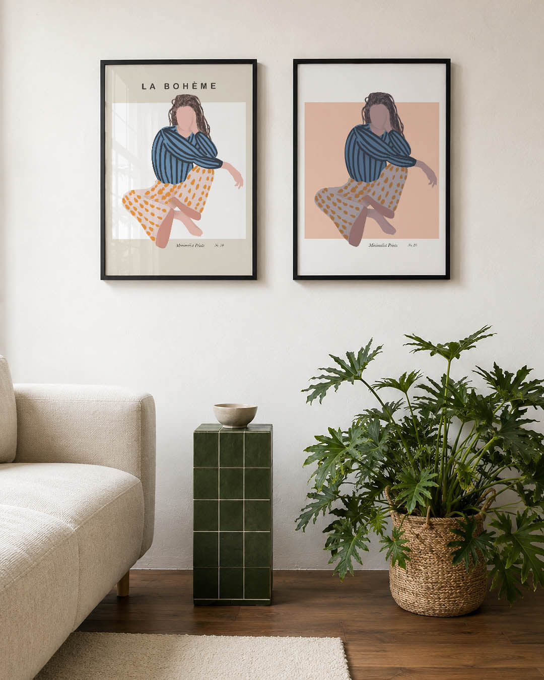 Kleur en lijnenspel Posterset