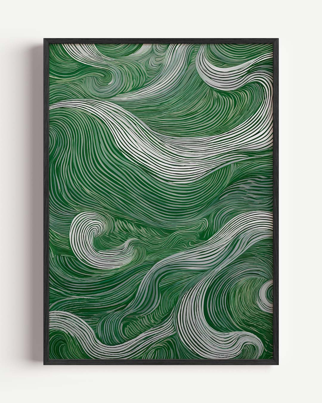 Groene Golf Beweging Poster