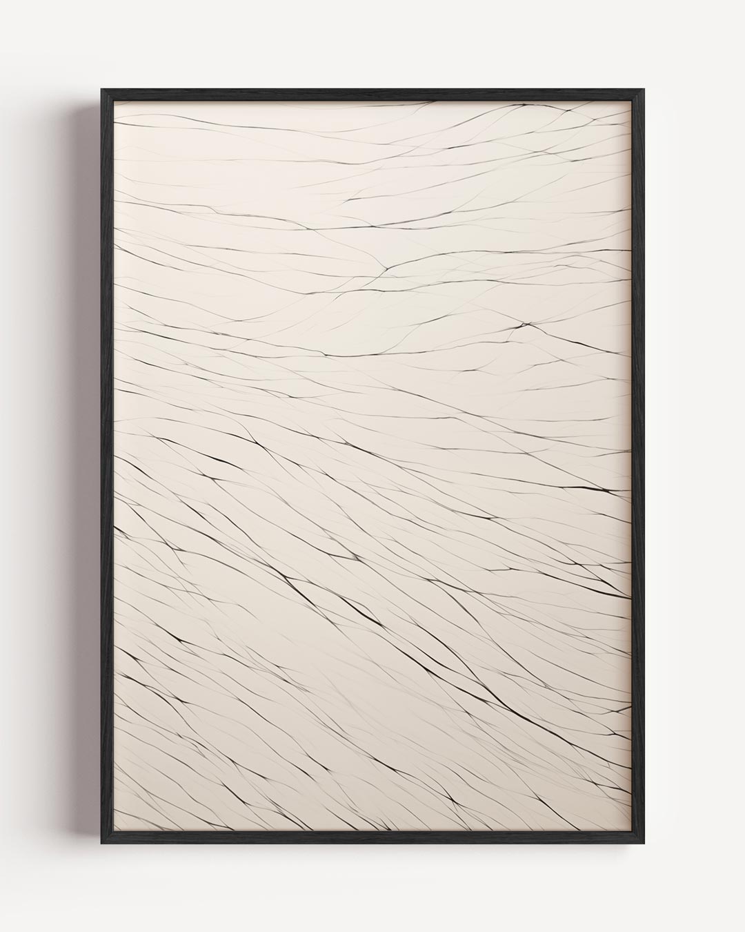 Rustgevende Lijntjes Behang Poster-WallArtistic