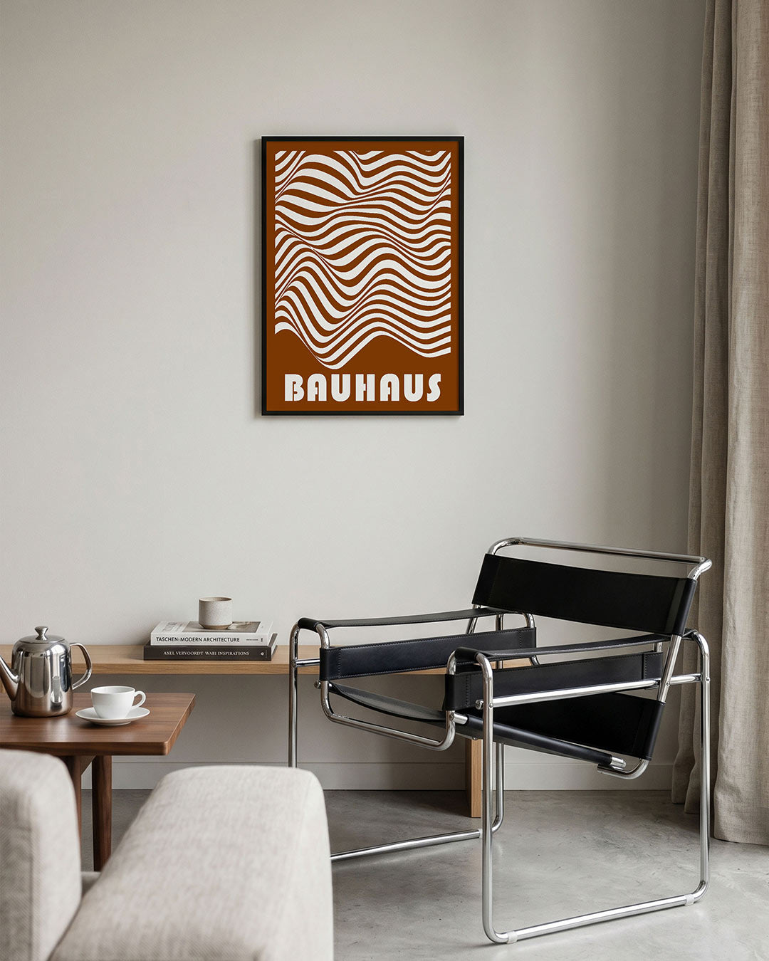 Golvend lijnenspel Poster