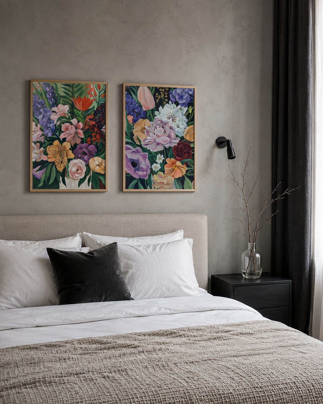 Bloemrijke kleurexplosie Posterset