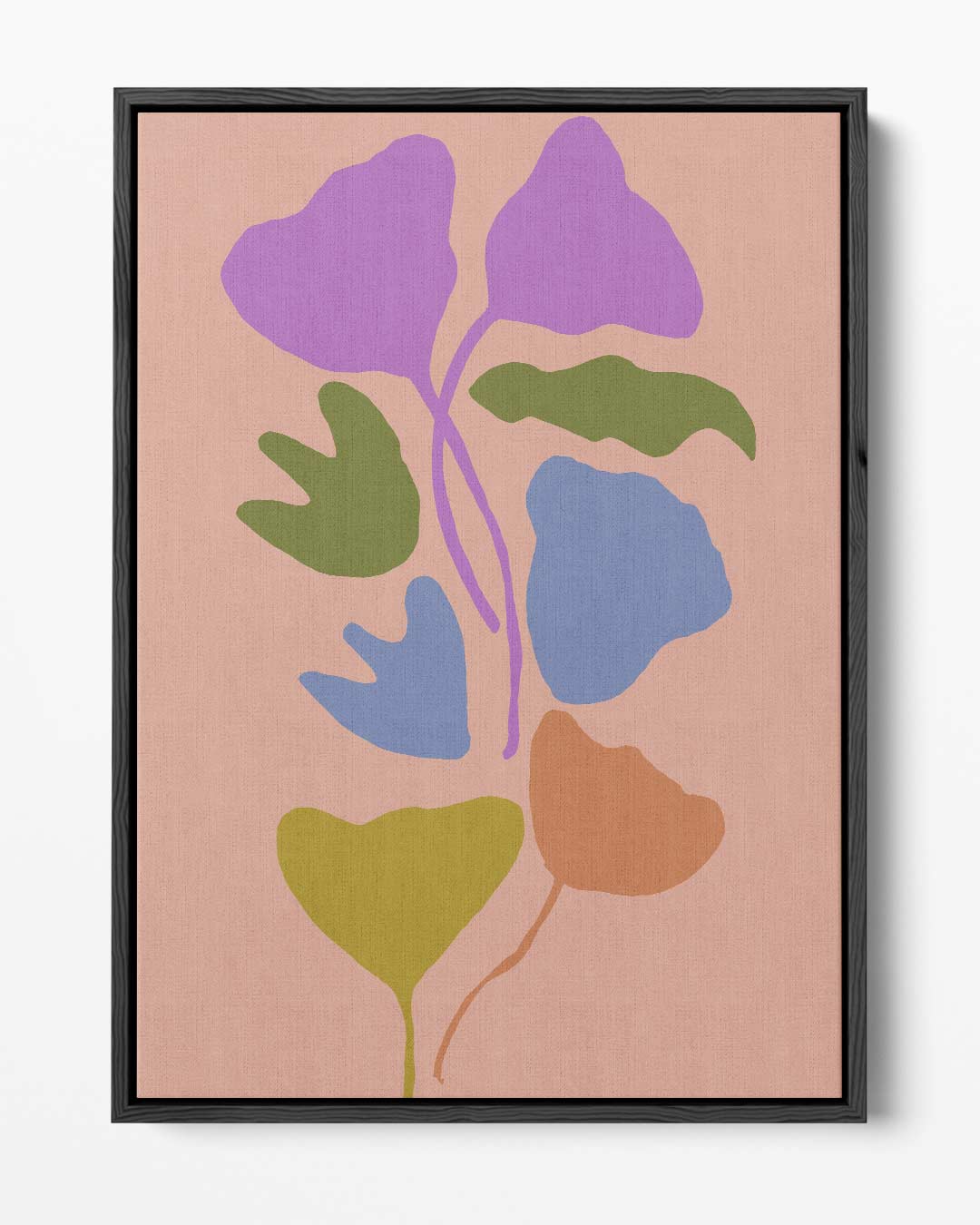 Kleurrijke Bloempatronen Kunstwerk-canvas-dibond-plexiglas-wanddecoratie-WallArtistic