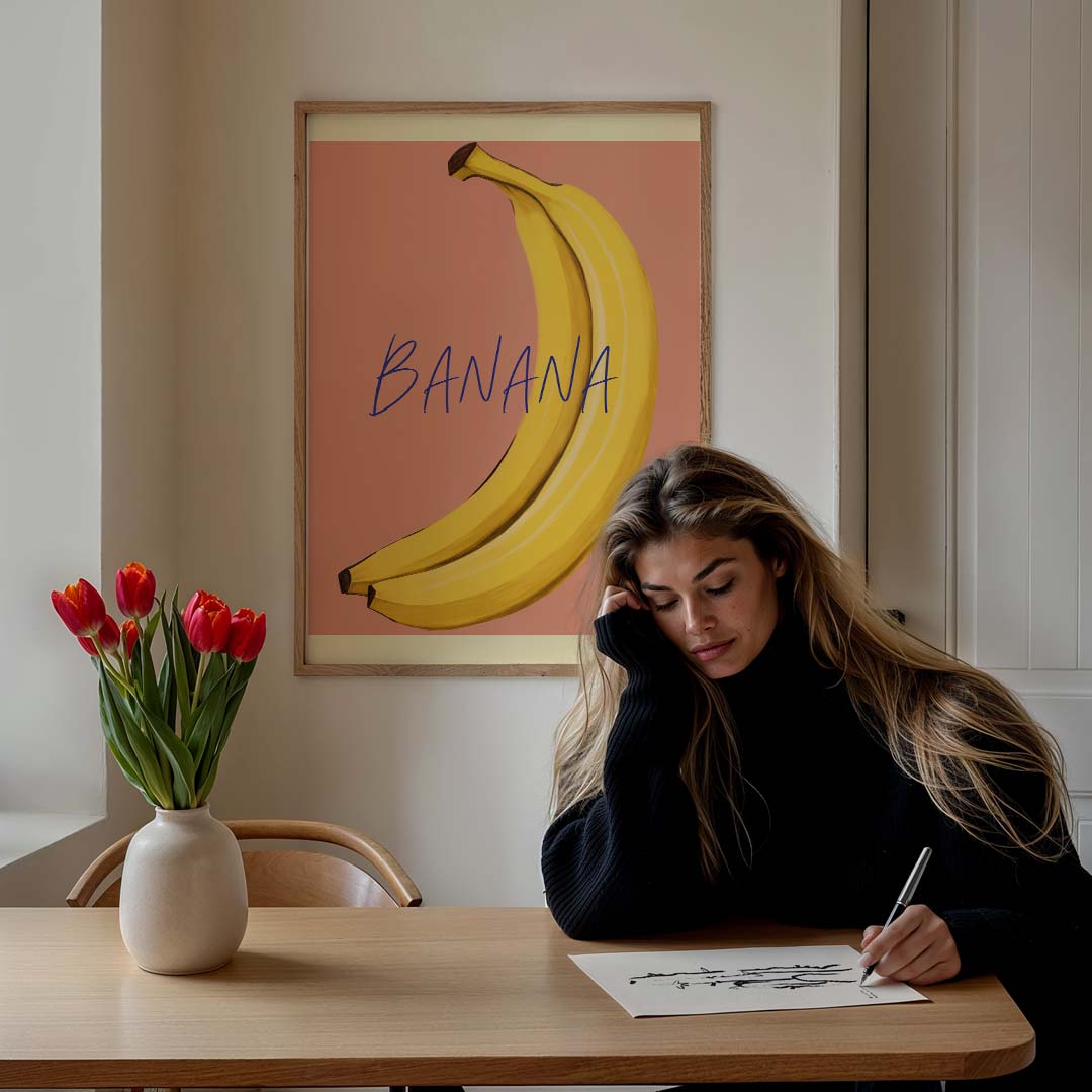 Banana Art Poster-WallArtistic