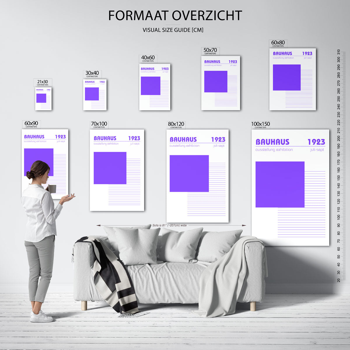 Vorm en lijnen Poster