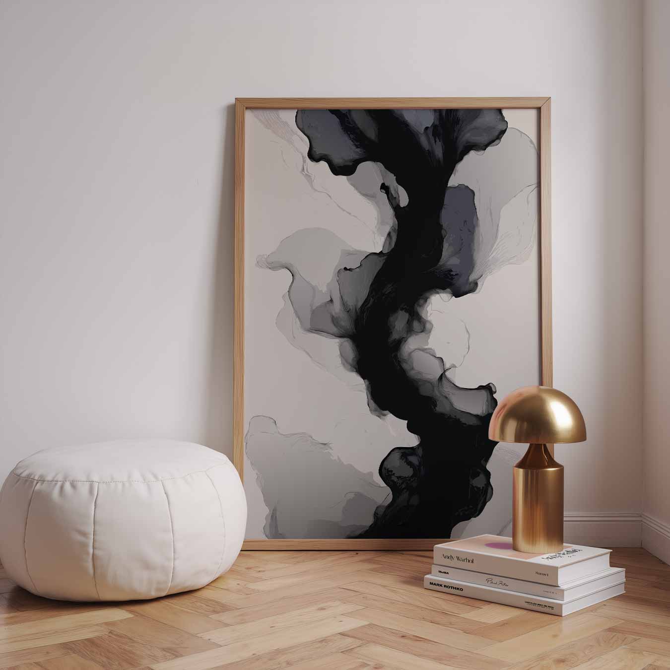 Mystieke Vloeiende Abstractie Poster