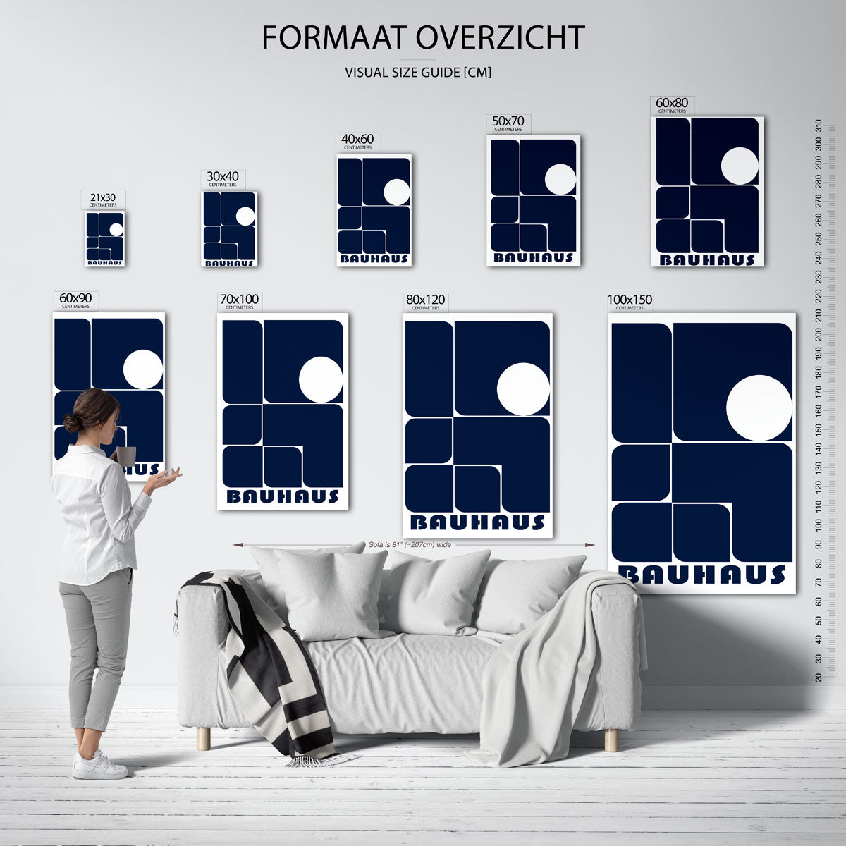 Vormen en vlakken Poster