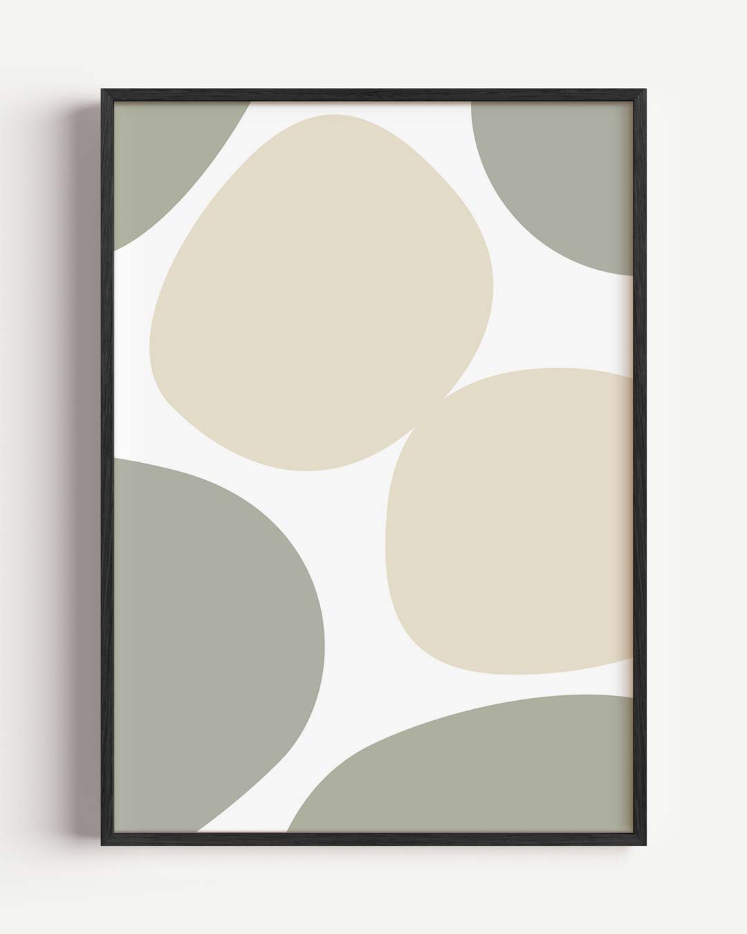 Rustgevende Abstracte Vormen Poster