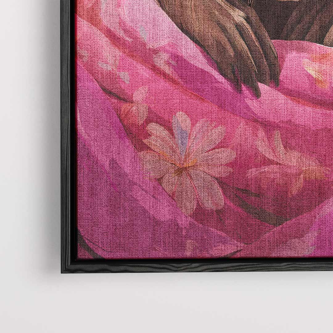 Dromerige Otter Kunstwerk-canvas-dibond-plexiglas-wanddecoratie-WallArtistic