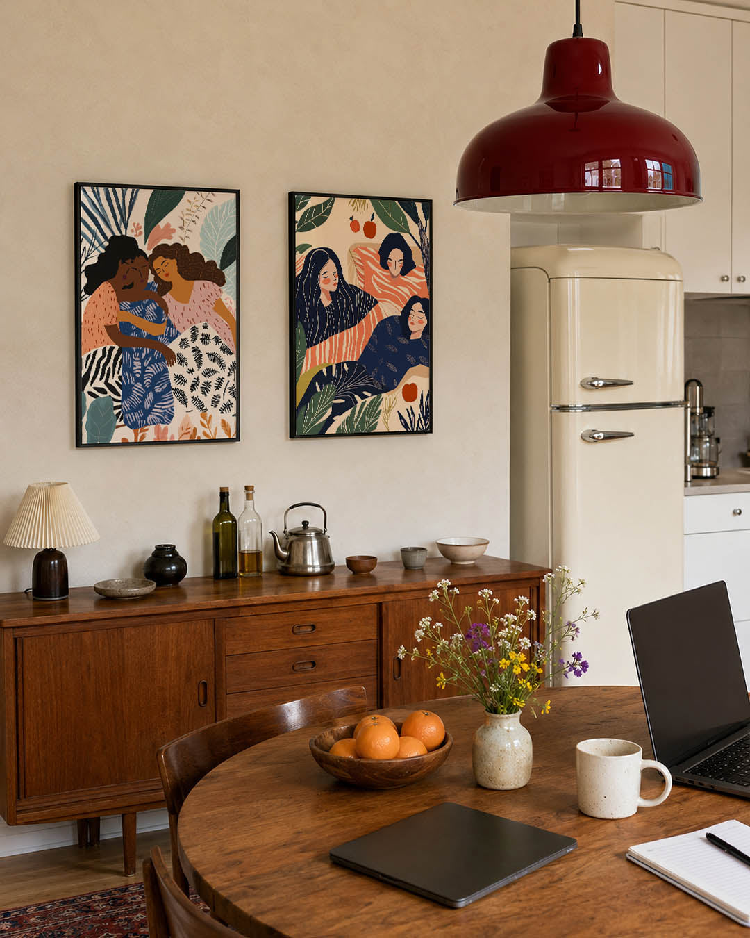 Vormen en vriendschap Posterset