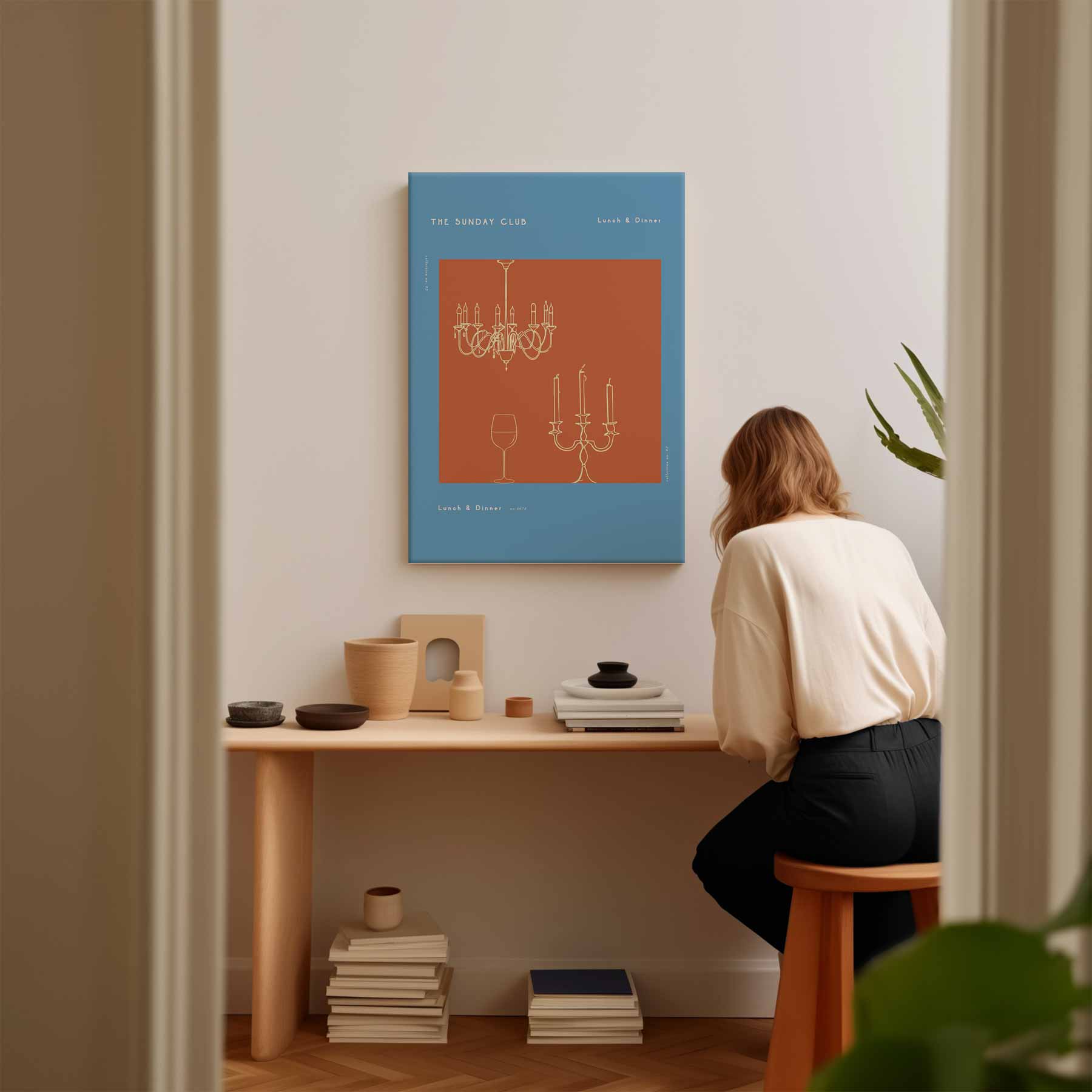 The Sunday Club Wanddecoratie Kunstwerk-canvas-dibond-plexiglas-wanddecoratie-WallArtistic