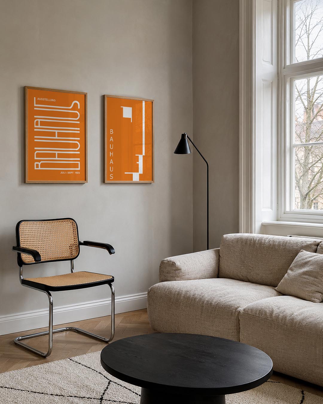 Lijnen en kleurvlakken Posterset