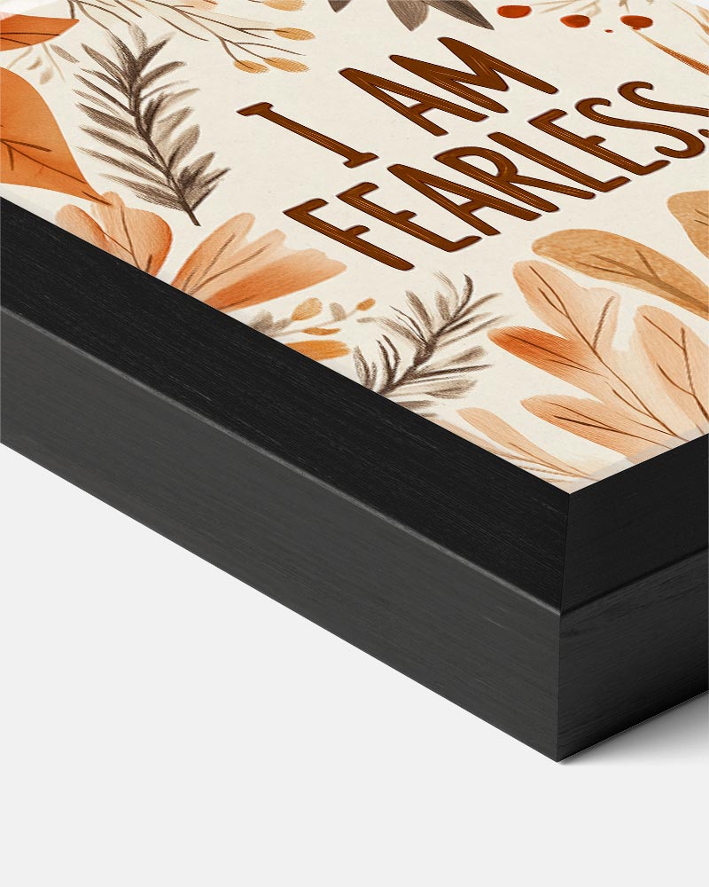 I Am Fearless Boho Poster