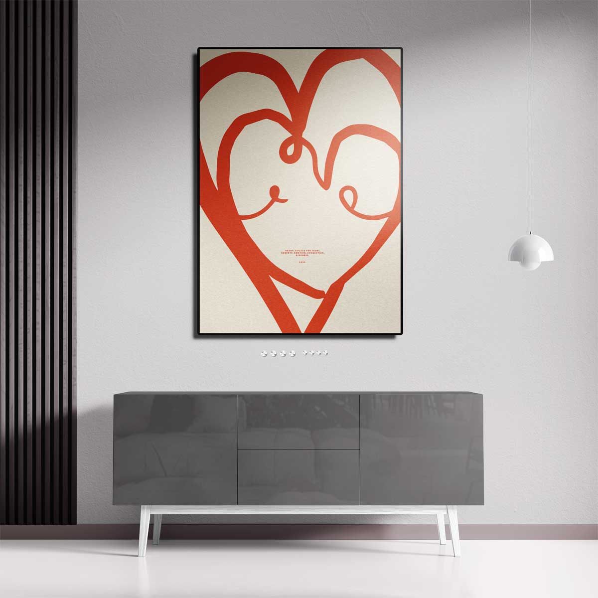 Liefdevolle Lijnen Kunstwerk-canvas-dibond-plexiglas-wanddecoratie-WallArtistic