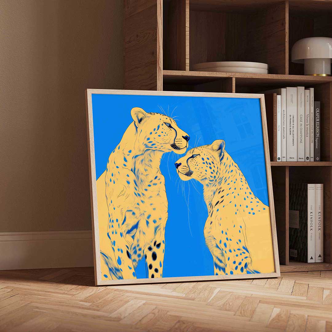 Twee cheeta's Poster