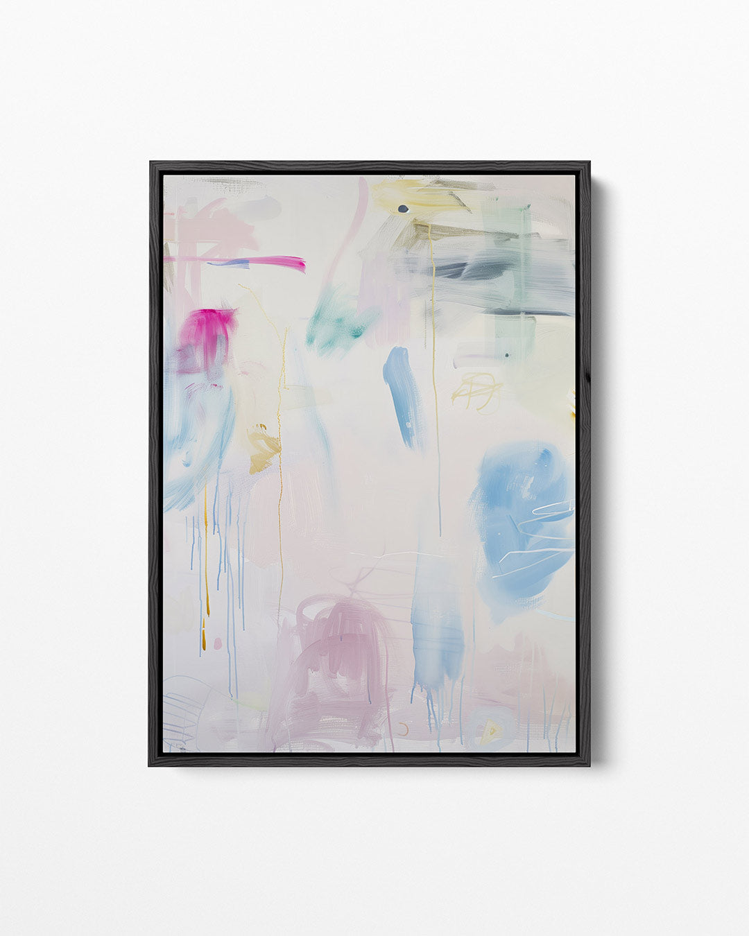 Kleurrijke vegen Kunstwerk