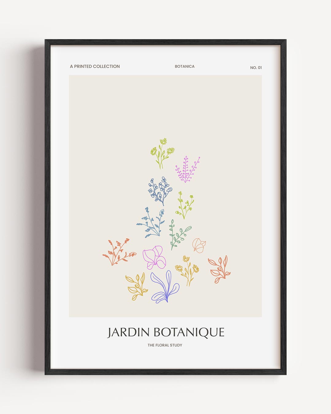 Botanische Bloemenpracht Poster-WallArtistic