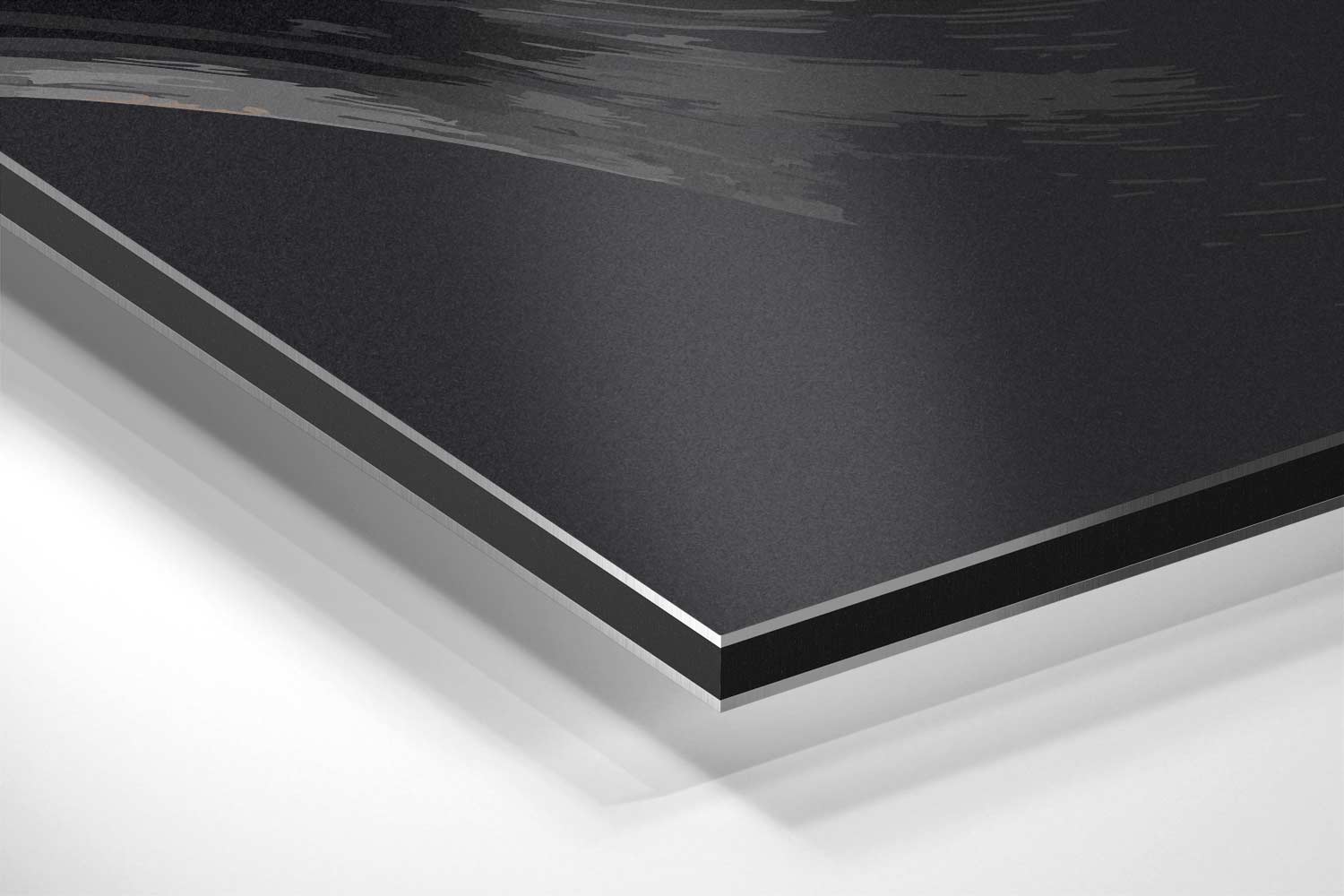 Organische Stroom van Contrast Kunstwerk-canvas-dibond-plexiglas-wanddecoratie-WallArtistic