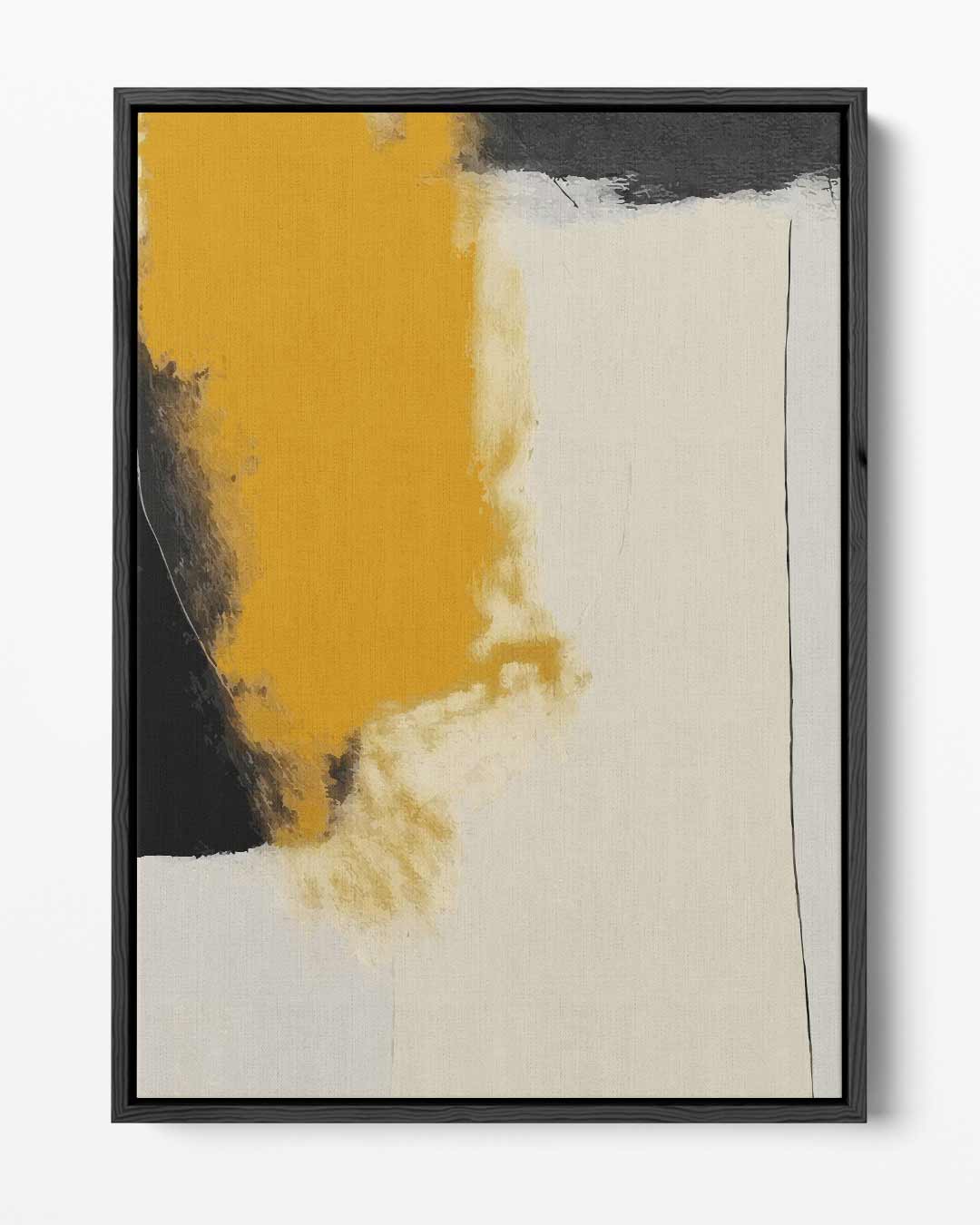 Stroom van Oker Kunstwerk-canvas-dibond-plexiglas-wanddecoratie-WallArtistic