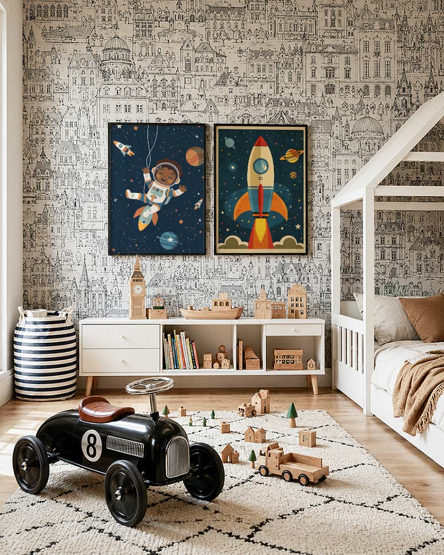 Illustratie Posterset