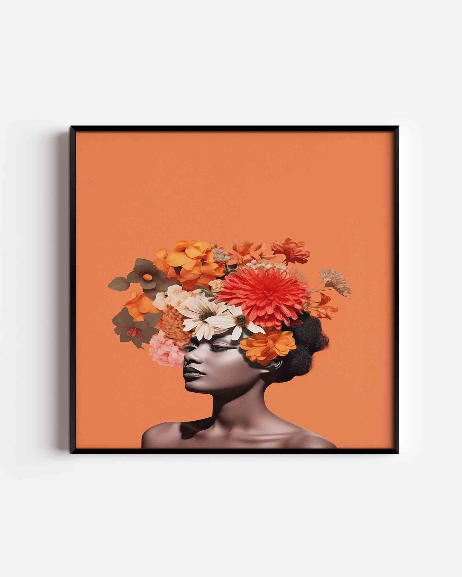 Bloemenhoofd Poster