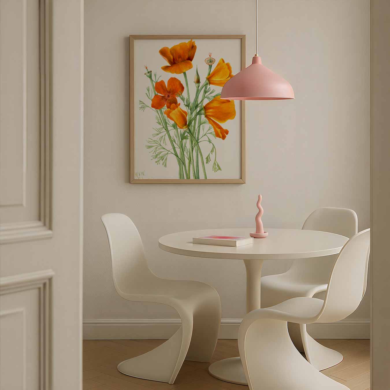 Vrolijke Klaproos Bloemposter