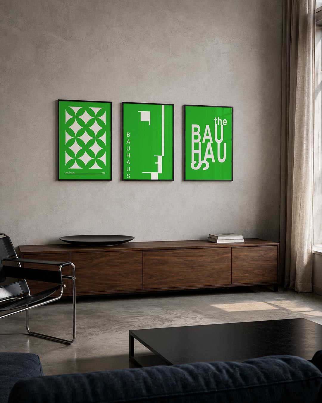 Groene cirkelpatronen Posterset