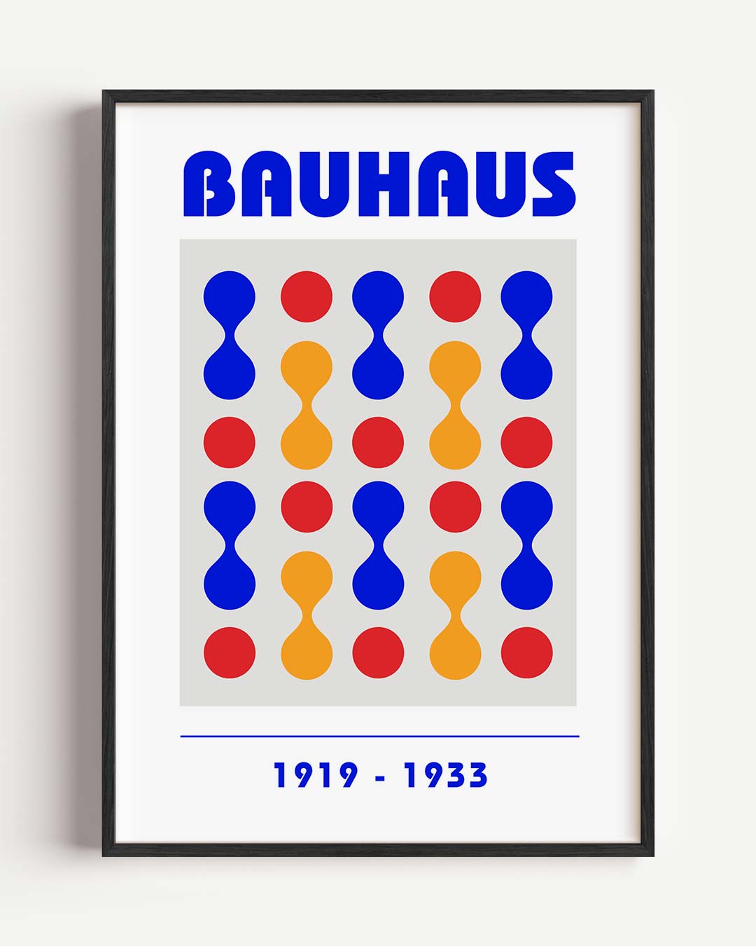 Retro Bauhaus Kunstposter