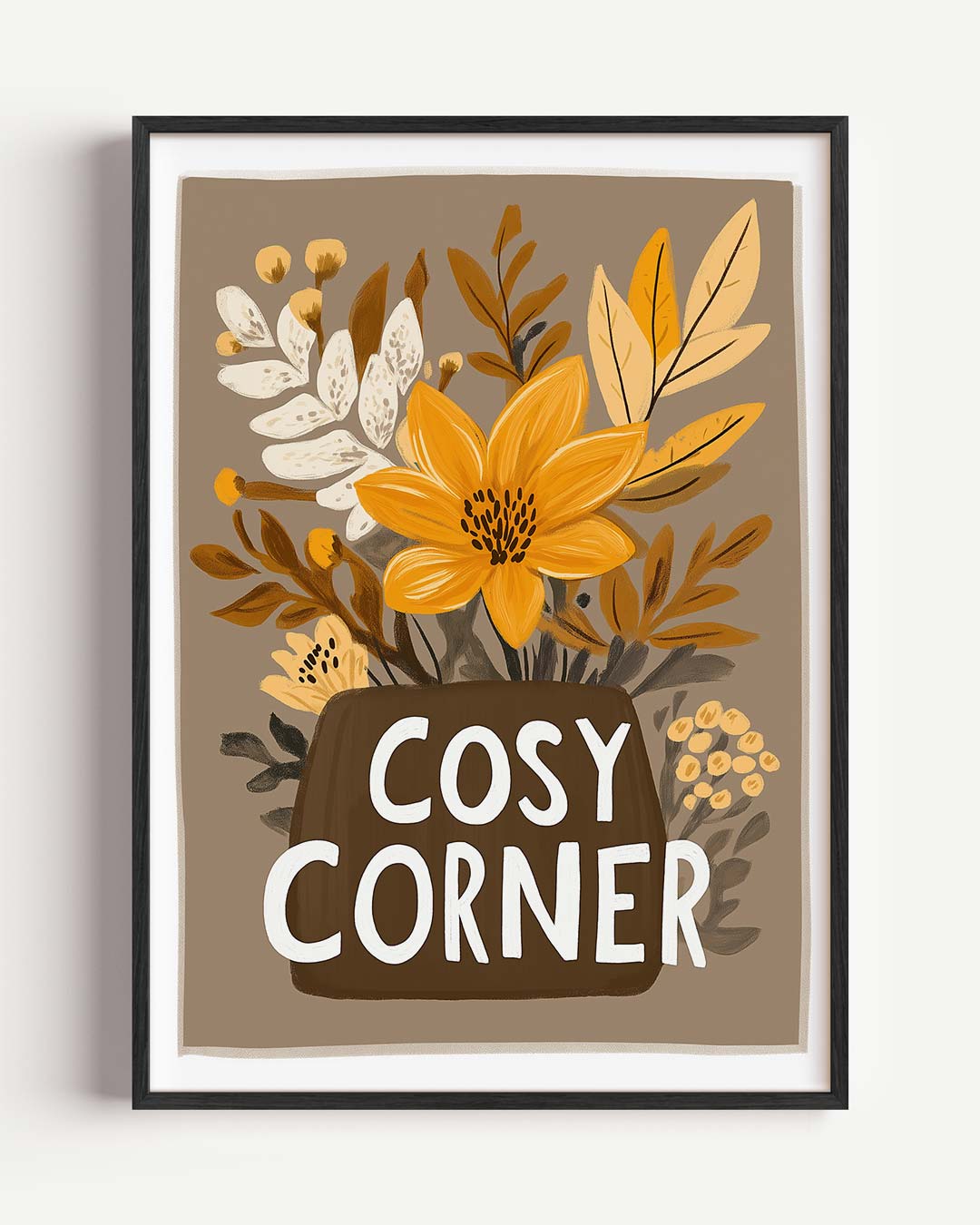 Cosy Corner Bloemenposter