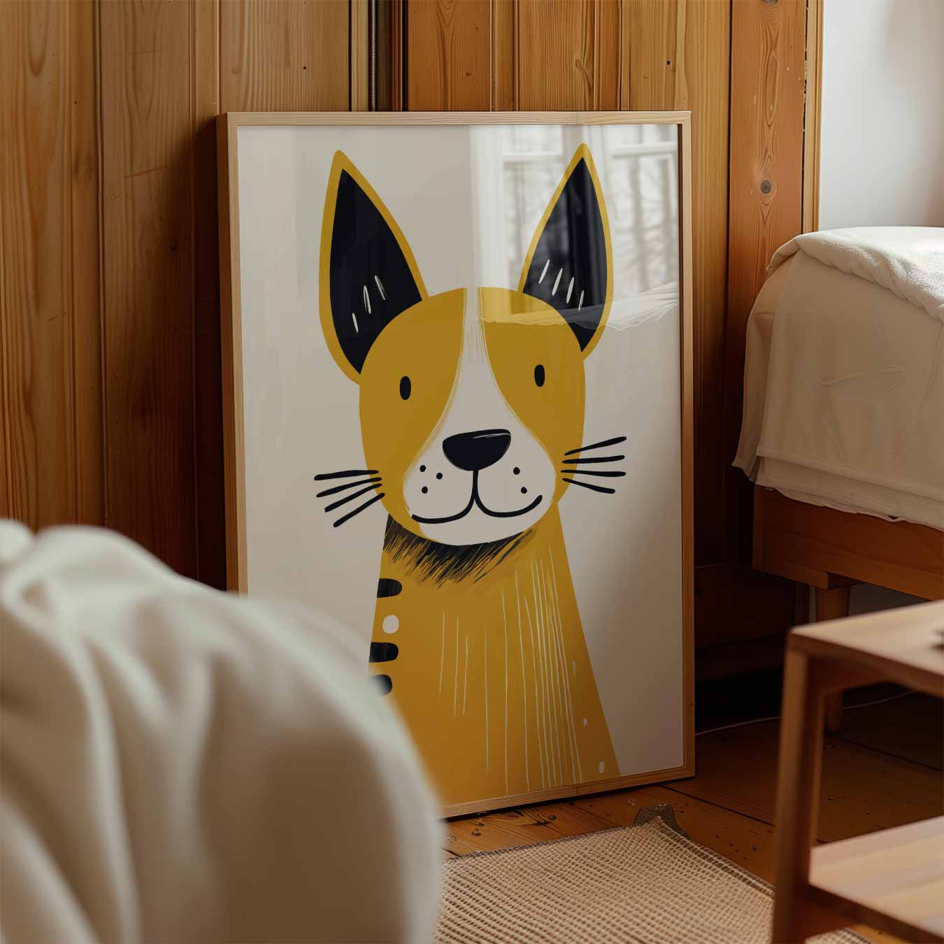 Schattige Cartoon Hond Poster