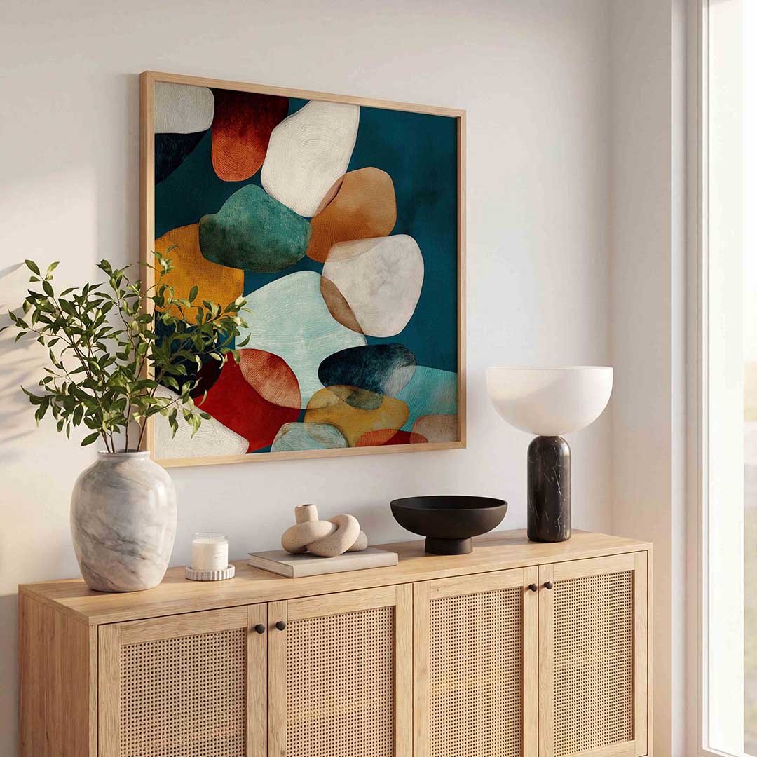 Abstracte vormen Poster