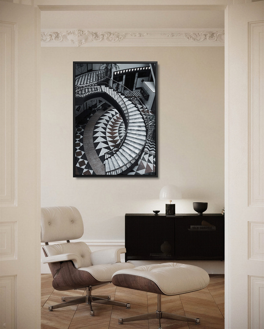 Geometrische trappen Kunstwerk