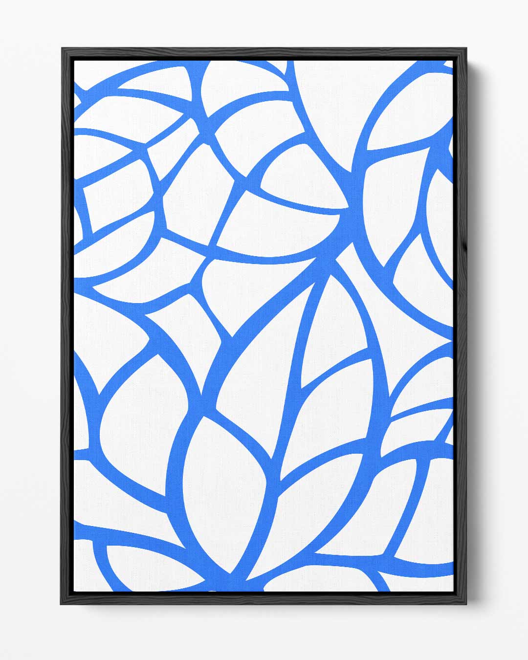 Abstract Blauw Kunstwerk Kunstwerk-canvas-dibond-plexiglas-wanddecoratie-WallArtistic