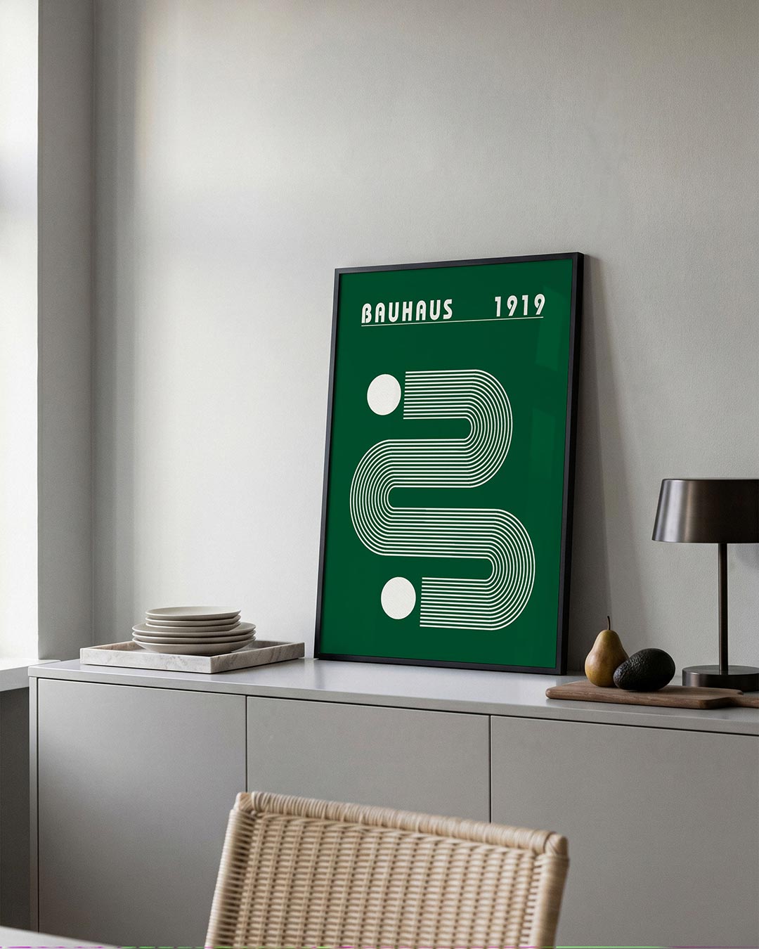 Lijnen en vormen Poster
