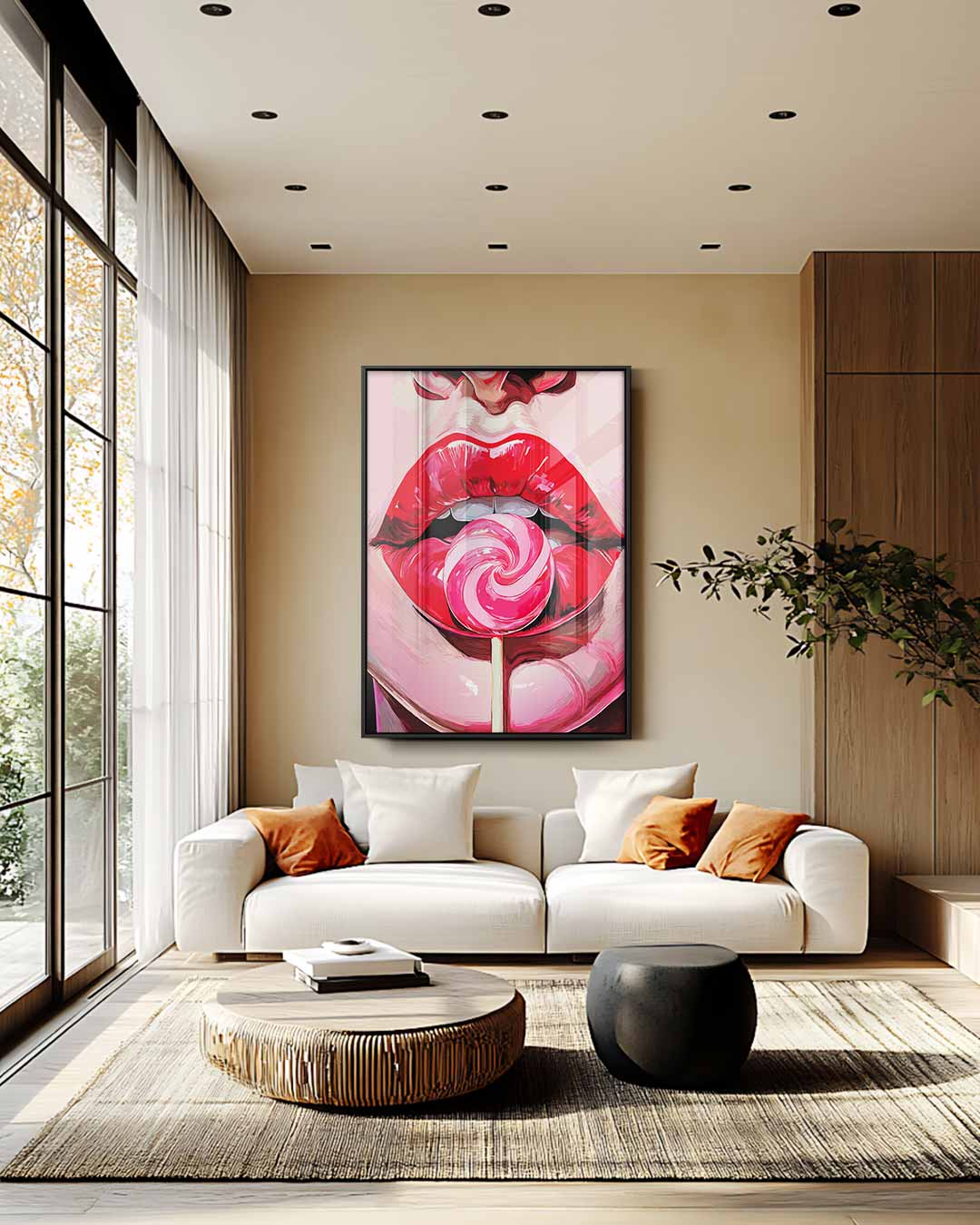 Verleidelijke Zoetigheid Kunstwerk-canvas-dibond-plexiglas-wanddecoratie-WallArtistic