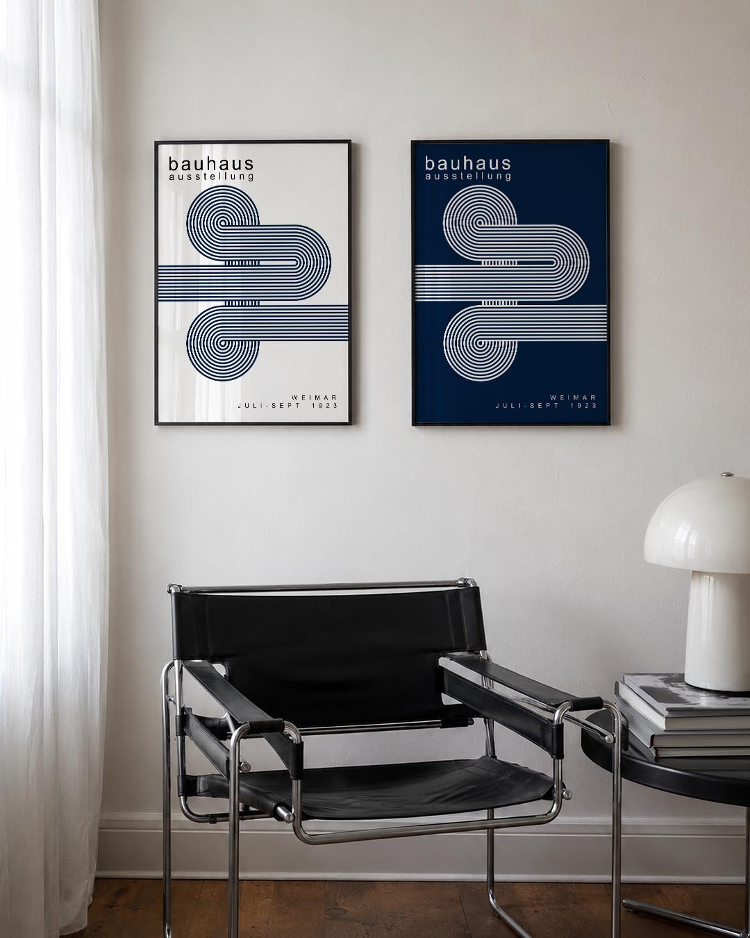 Lijnenspel en cirkel Posterset