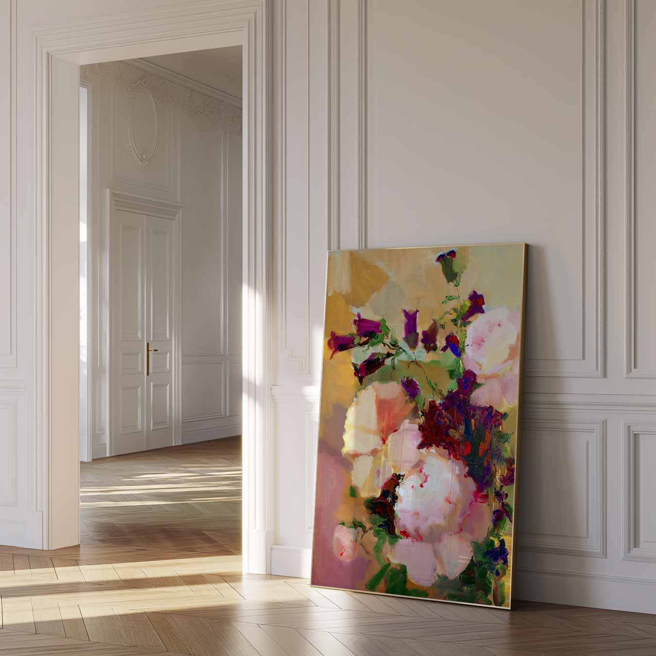 Vrolijke Bloemenweelde Poster