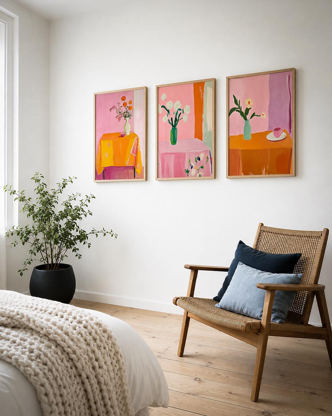 Kleur en bloemen Posterset