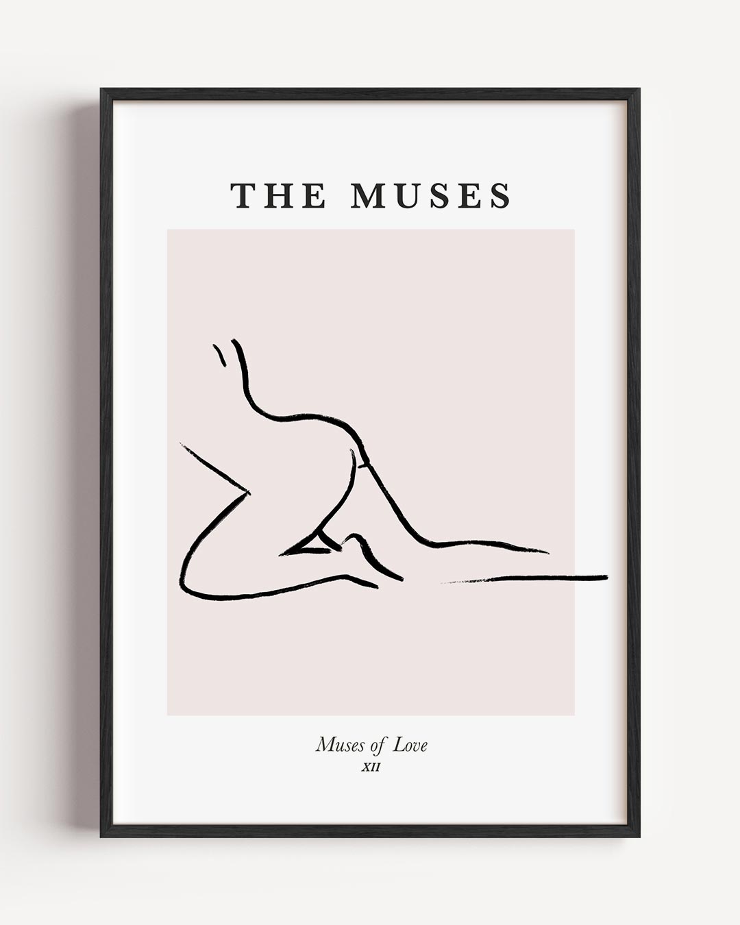 Elegante Muses van Liefde Poster-WallArtistic