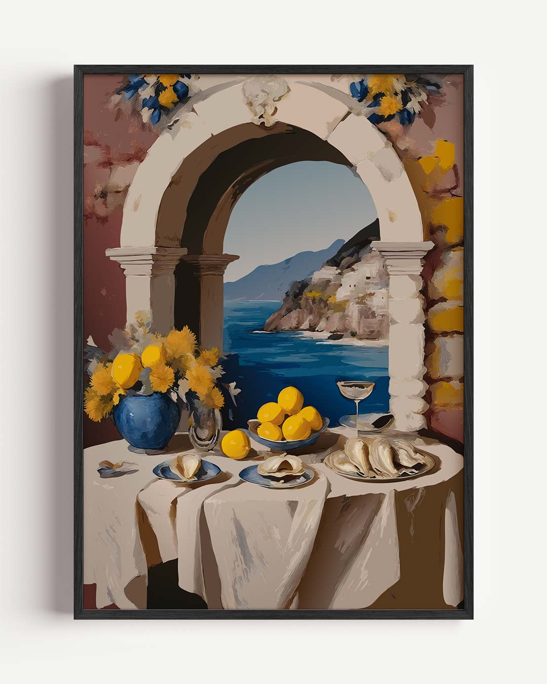 Mediterrane Droomlandschap Poster