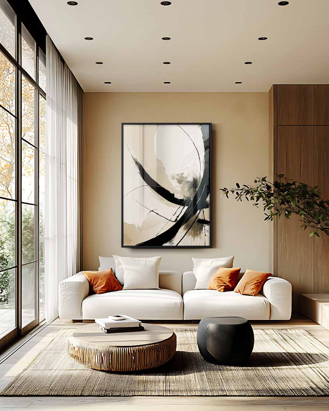 Elegante Bewegingen Kunstwerk-canvas-dibond-plexiglas-wanddecoratie-WallArtistic