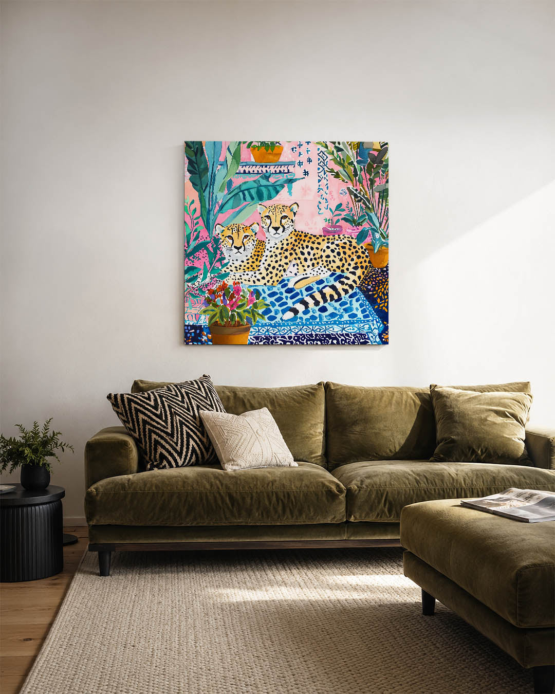 Exotische dieren en planten Kunstwerk