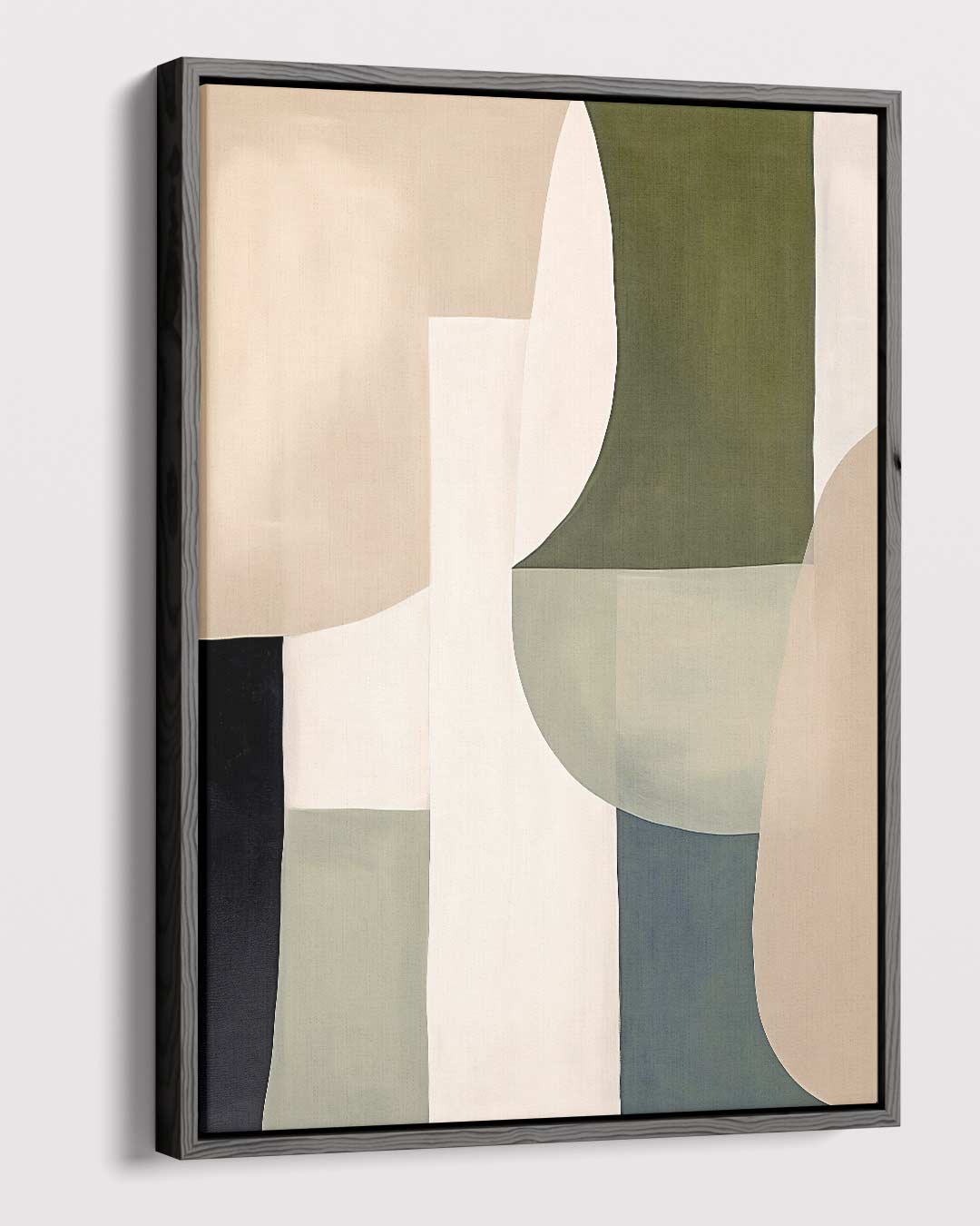 Abstracte Harmonie in Aardetinten Kunstwerk-canvas-dibond-plexiglas-wanddecoratie-WallArtistic